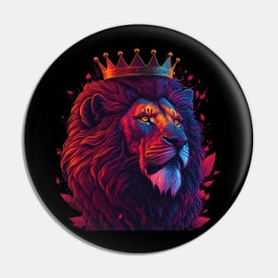 lion face art Pin