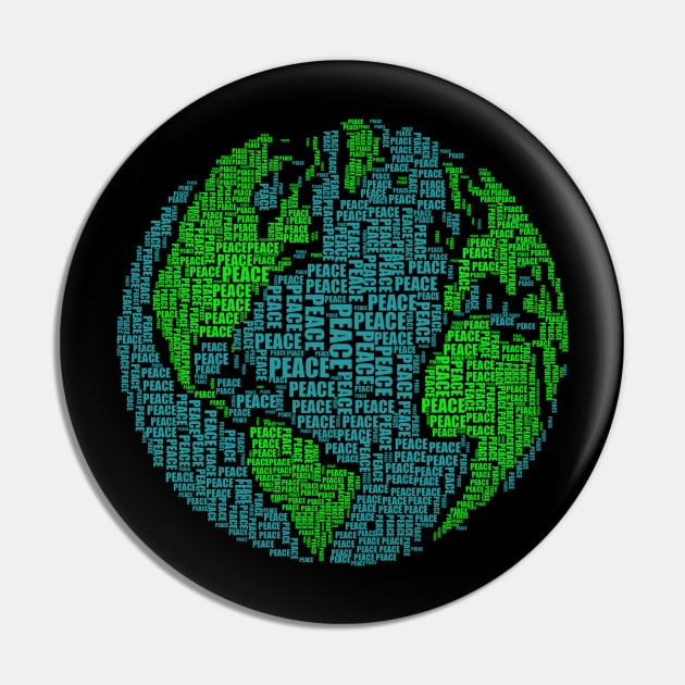 World peace Pin by WordFandom