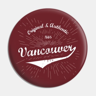 Original Vancouver City Shirt Pin