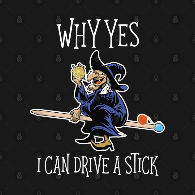 Knitting - Why Yes I Can Drive A Stick by Kudostees