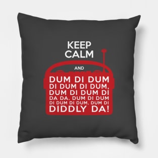 Dum di dum archers retro radio theme song Pillow