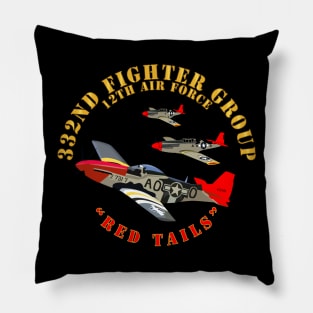 AAC - 332nd Fighter Group - 12th AF - Red Tails Pillow
