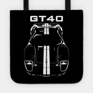 Ford GT40 - White Stripes Tote
