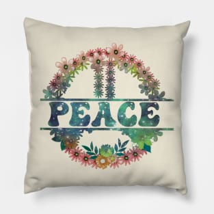 Peace Wreath Pillow