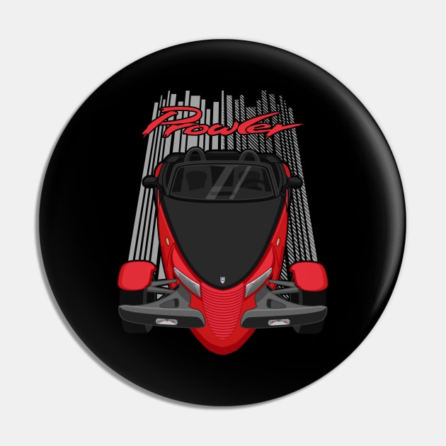 Plymouth Prowler - Red and Black Pin by V8social