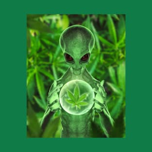 Weed alien T-Shirt