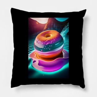 Giant Donuts in a jelly pool Pillow