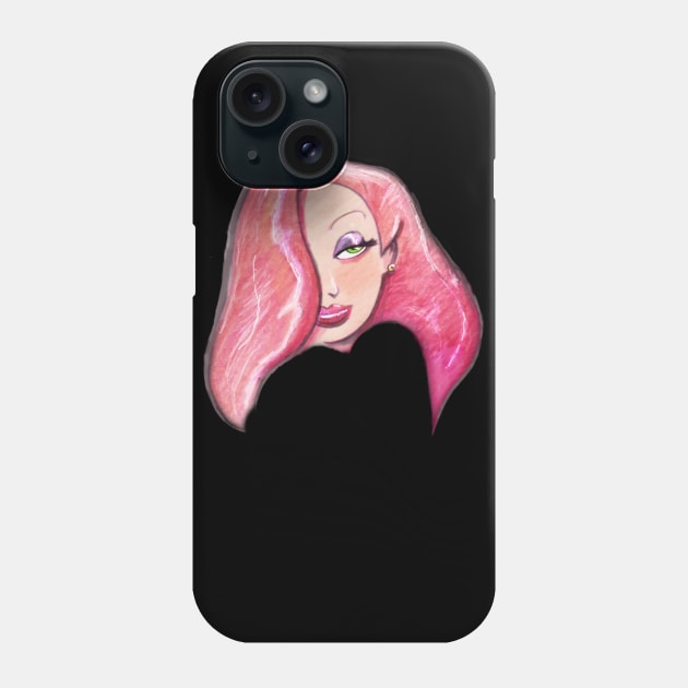 WHO FRAMED JESSICA? Phone Case by KARMADESIGNER T-SHIRT SHOP