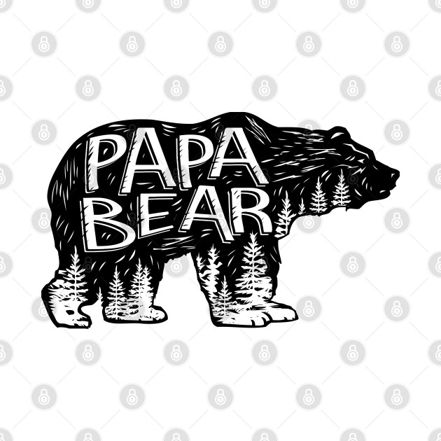 Discover Papa Bear - Papa Bear - T-Shirt