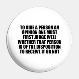 Wisdom quote Pin