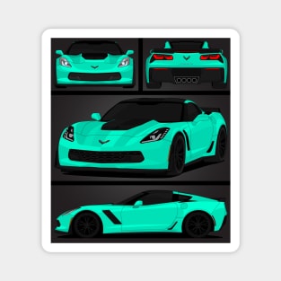 Z06 TURQUOISE Magnet