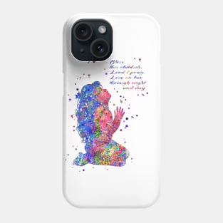 Praying little girl Phone Case