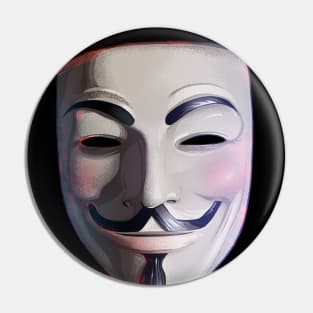 Vendetta Anonymous Mask Pin