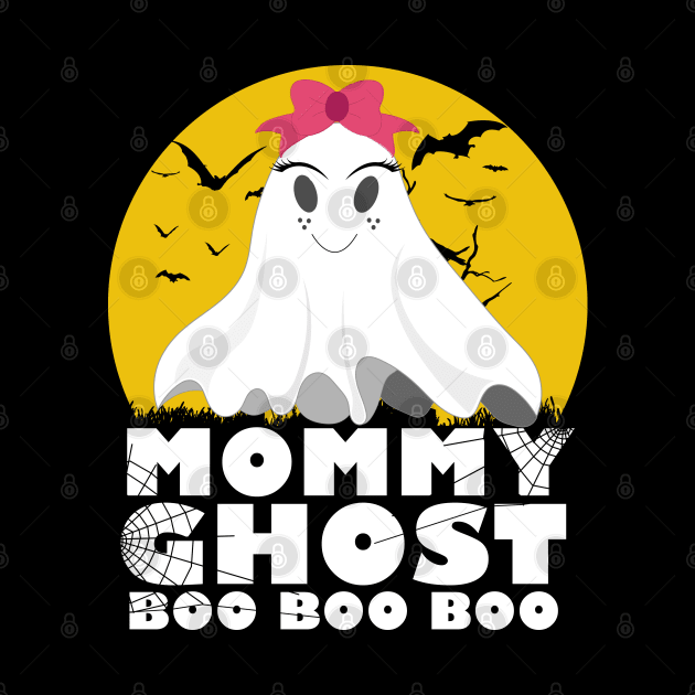 Mommy Ghost Boo Boo Boo Funny Halloween by mohazain