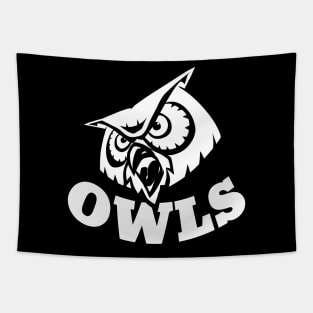 Owl Mascot Tapestry