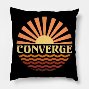 Graphic Circles Converge Name Lovely Styles Vintage 70s 80s 90s Pillow