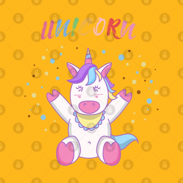 Unicorn Happy Lover by JeffDesign