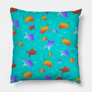 SEA Turtles Under The Sea Pillow