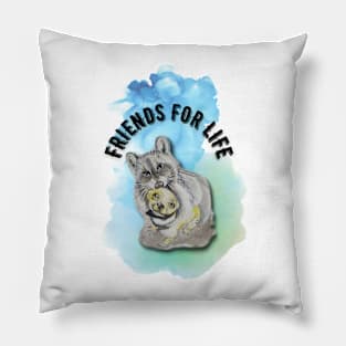 Animals  Friends For Life Pillow