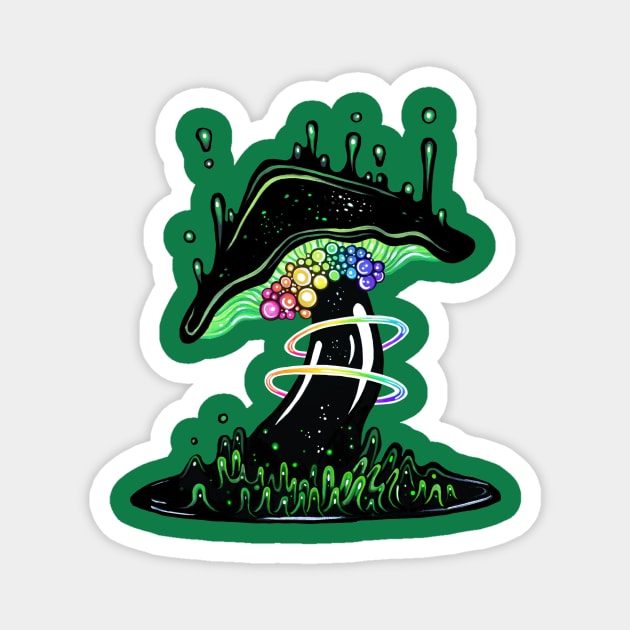 Poisonous Mushroom Magnet by Bethaliceart