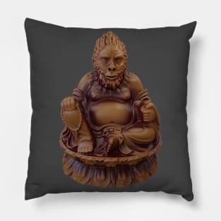 Bigfoot Buddha Pillow