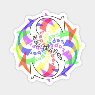 September Rainbow Magnet