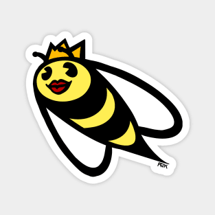 Queen Bee Graphic Design Magnet