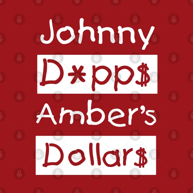 Johnny Depp$ Amber's Dollars by  EnergyProjections