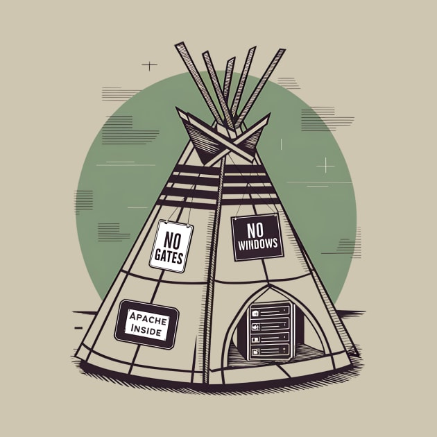 Linux is like a wigwam: no Gates, no Windows, and Apache inside. by Be the First to Wear