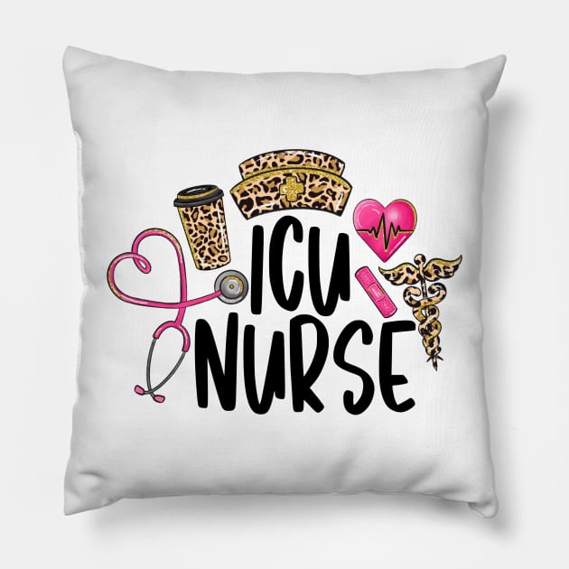 ICU Nurse Pillow by fromherotozero