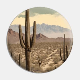 Saguaro vintage national park Pin