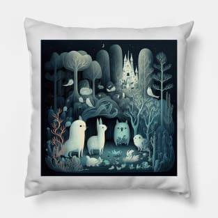 woodland creatures Pillow