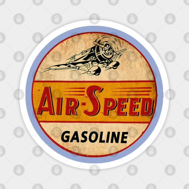 Air Speed Gas Magnet by Midcenturydave