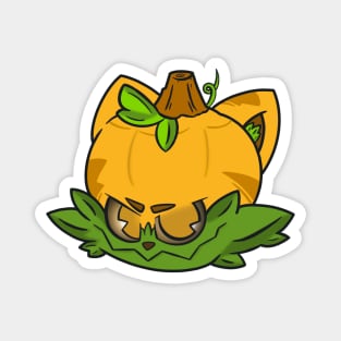 Little Tiger Dude - Spoopy Pumpkin Magnet