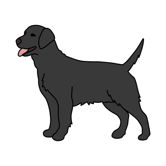 Black Labrador Dog by Kelly Louise Art