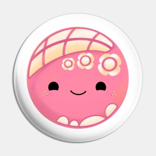 Pink Concha (Pan Dulce Art) Pin