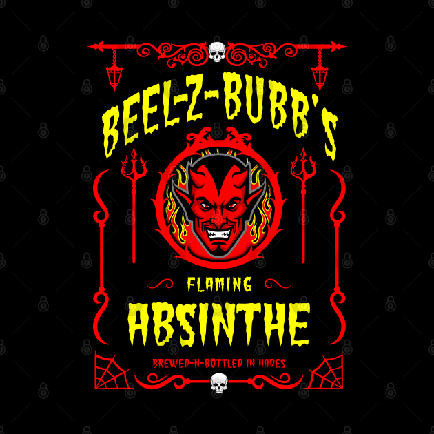 ABSINTHE MONSTERS 7 (BEEL-Z-BUBB) by GardenOfNightmares