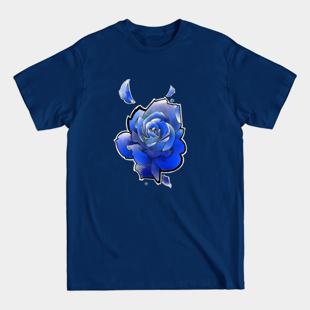 Disover royal blue rose - Blue Rose - T-Shirt