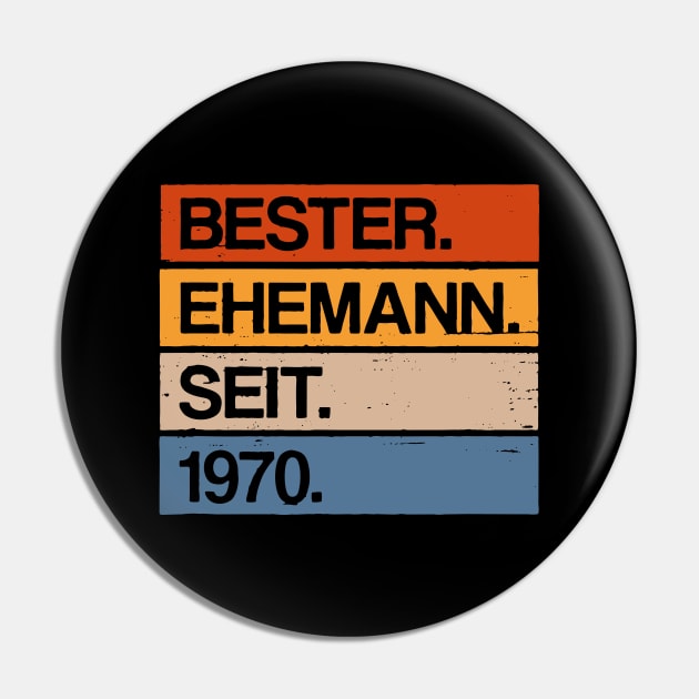 Best Husband Since 1970 Germany Text Pin by Kocekoceko