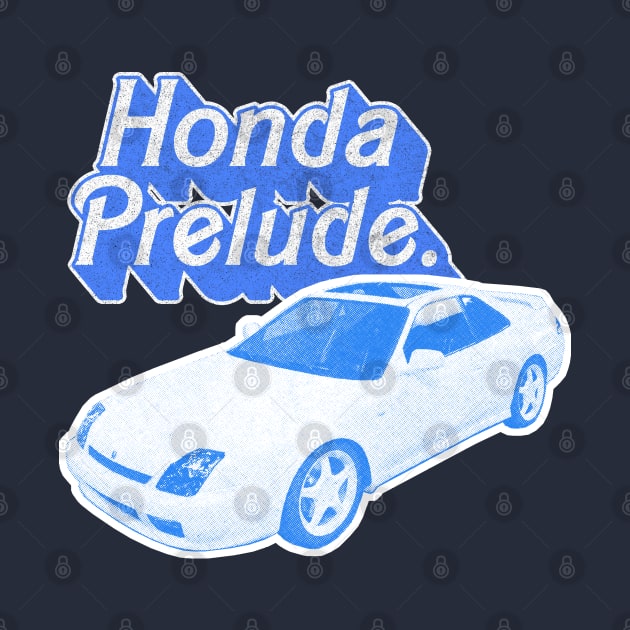 Honda Prelude (Blue) /// Original Retro Design by DankFutura