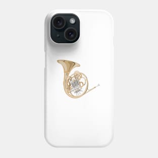 french horn Phone Case