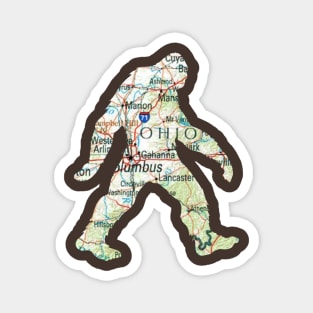 Ohio Sasquatch Magnet