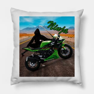 Ninja Kawasaki Motorcycle Pillow