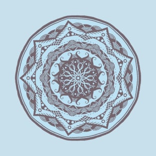 Baby Blue Mandala T-Shirt