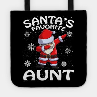 Santas Favorite Aunt Christmas Tote