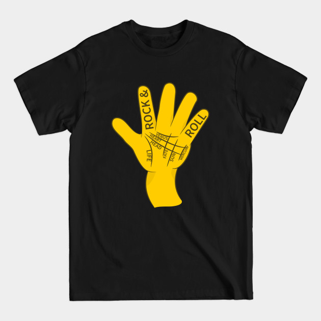 Disover Palmistry Rock and Roll - Rock - T-Shirt