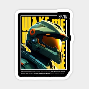 Halo game quotes - Master chief - Spartan 117 - BQ01-v6 Magnet