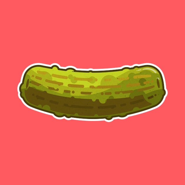 It's a Big "Dill", Vector Pickle Illustration by msharris22