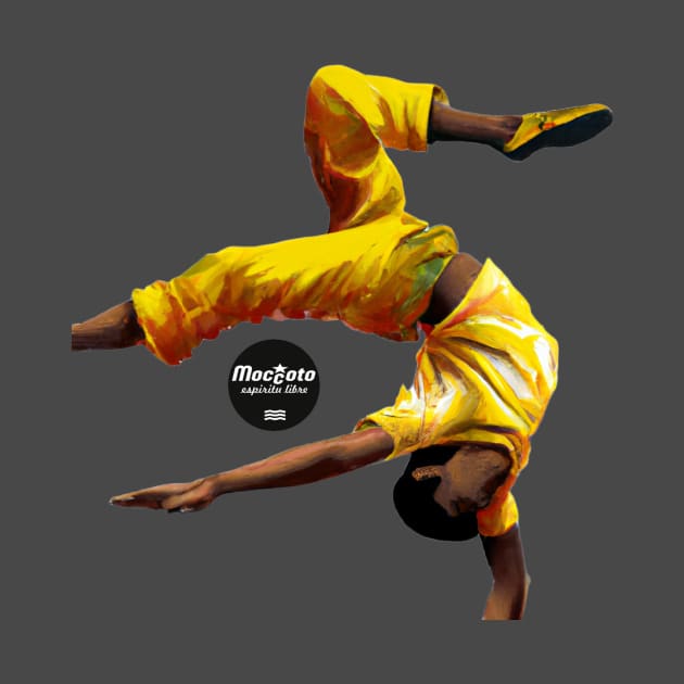 Capoeira dancer by Moccoto