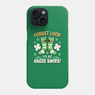 Forget Luck, I've Got Green Socks: St. Patrick's Day Phone Case